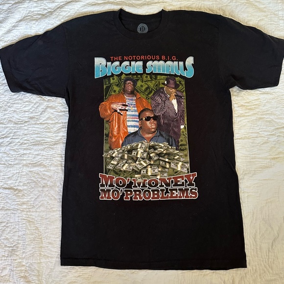 Notorious BIG Biggie Smalls Graphic Tee Shirt Brooklyn Mint Medium - Picture 1 of 4